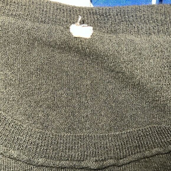 OONAGH BY NANETTE LEPORE Olive Green Cashmere Sweater-S - Picture 8 of 10